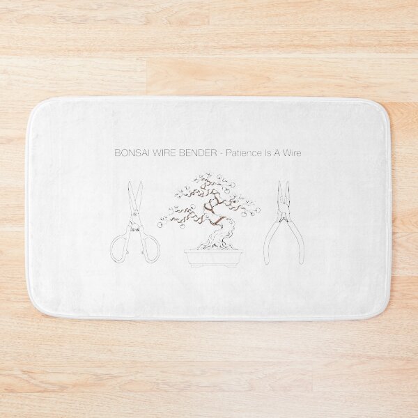 Item preview, Bonsai Wire Bender Patience Is A Wire Minimalist Bonsai Artist Line Art designed and sold by TauqeerArts.
