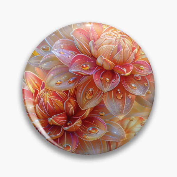 Item preview, Dahlia Flower – Vibrant Wildflower Botanical Nature Art designed and sold by MargaretWiktor.