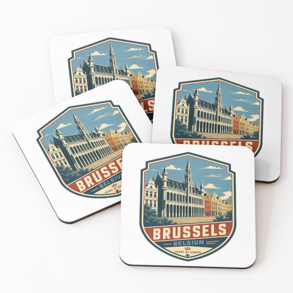 Item preview, Brussels Belgium Heart Of Europe Travel Destination Souvenir designed and sold by Simsimah26Parks.