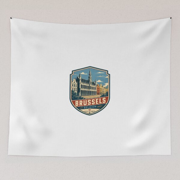Item preview, Brussels Belgium Heart Of Europe Travel Destination Souvenir designed and sold by Simsimah26Parks.