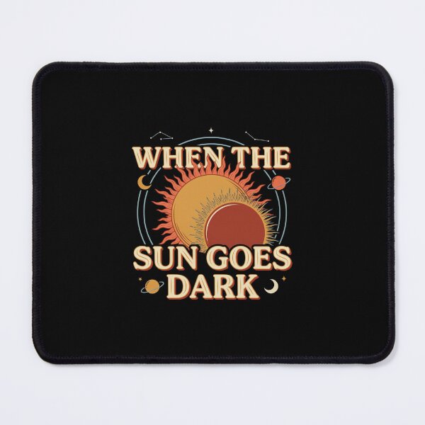 Item preview, When The Sun Goes Dark T Shirt, Solar Eclipse Shirt, Celestial Astronomy Tee, Stargazer Gift designed and sold by Daily Mood Tees.
