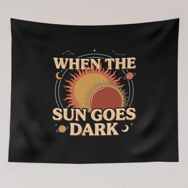 Item preview, When The Sun Goes Dark T Shirt, Solar Eclipse Shirt, Celestial Astronomy Tee, Stargazer Gift designed and sold by Daily Mood Tees.