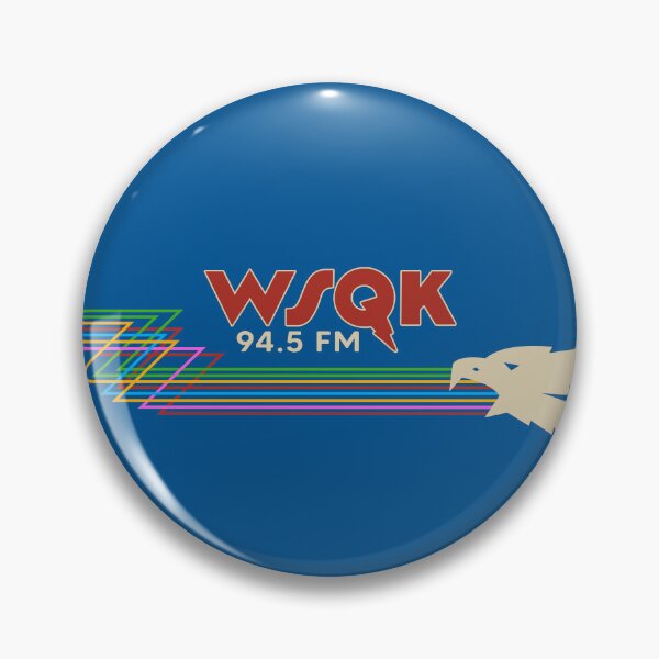 Item preview, WSQK 94.5 FM – The Squawk – Hawkins Radio designed and sold by Pop Pantheon & Trim Team.