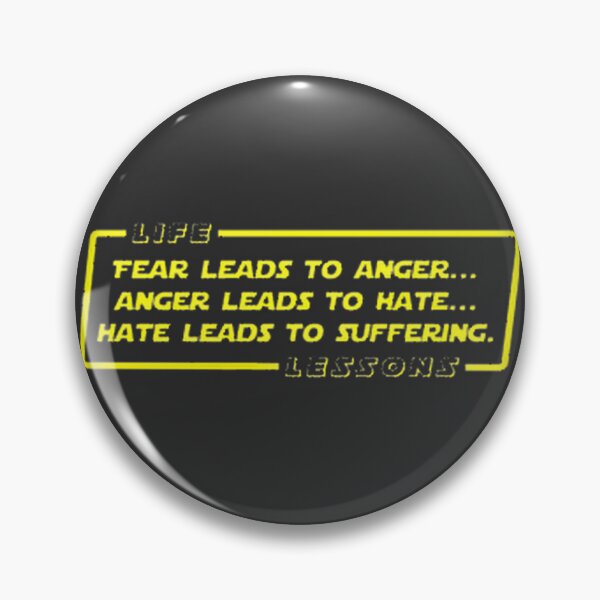 Item preview, Fear Leads To Anger ⭐⭐⭐⭐⭐ designed and sold by LitleRaya.