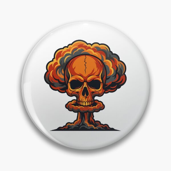 Item preview, Nuclear Skull Mushroom Cloud designed and sold by TontikDesign.
