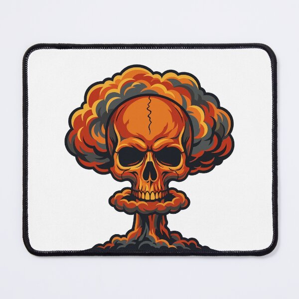 Item preview, Nuclear Skull Mushroom Cloud designed and sold by TontikDesign.