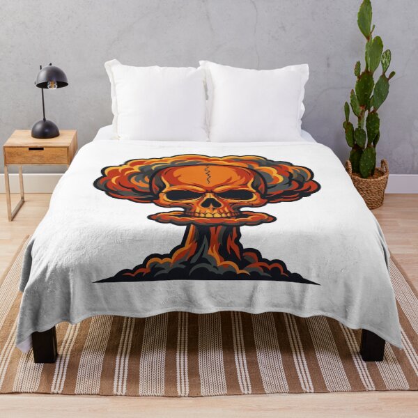 Item preview, Nuclear Skull Mushroom Cloud designed and sold by TontikDesign.