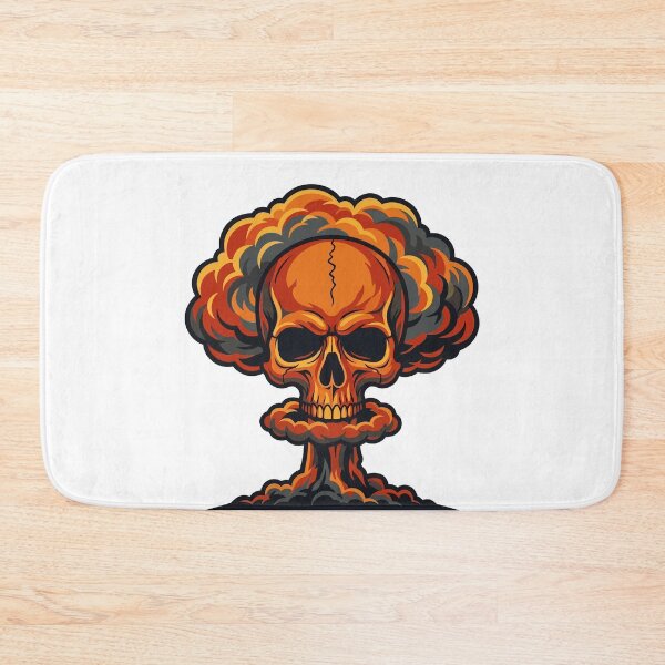 Item preview, Nuclear Skull Mushroom Cloud designed and sold by TontikDesign.