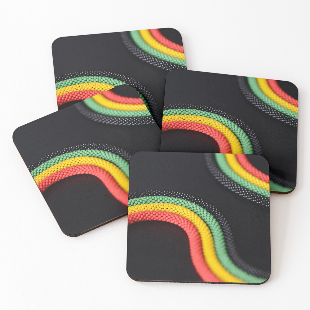 Item preview, Coasters (Set of 4) designed and sold by RastaColors.