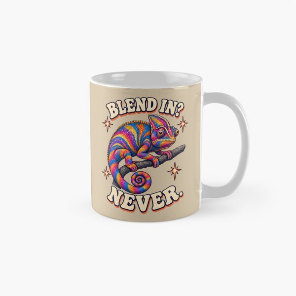 Item preview, Blend In? Never – Colorful Chameleon designed and sold by VioVibe.