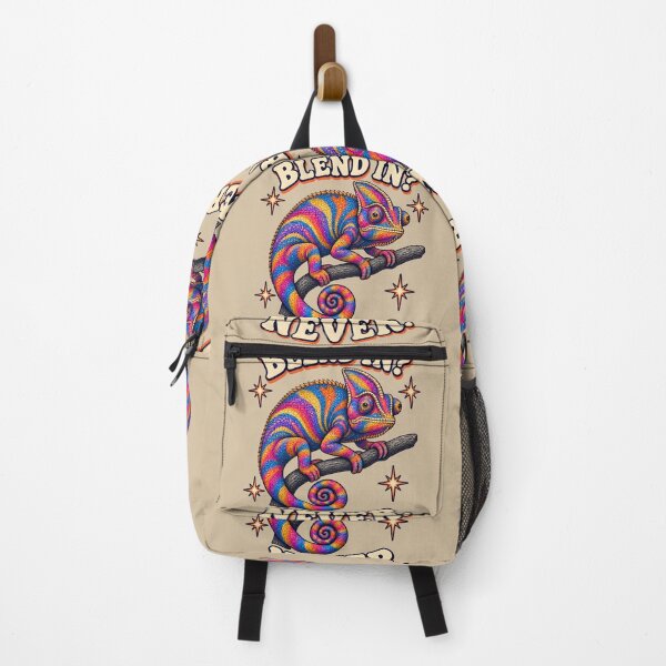 Item preview, Blend In? Never – Colorful Chameleon designed and sold by VioVibe.