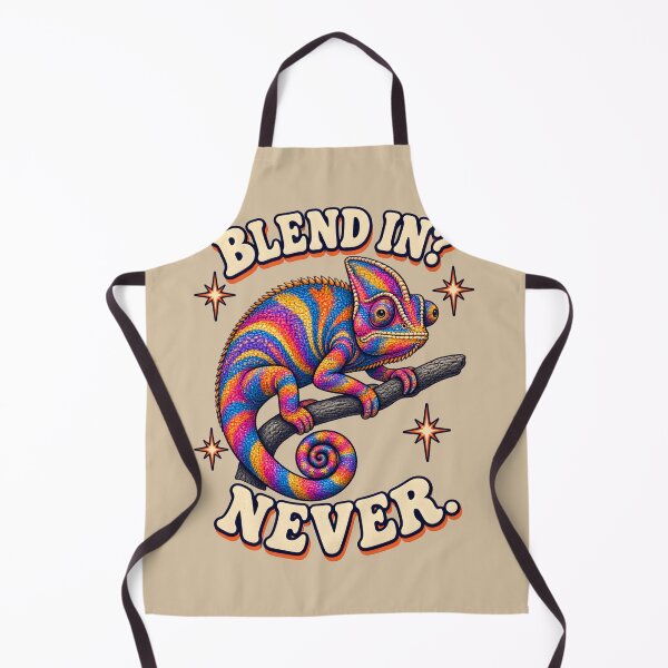 Item preview, Blend In? Never – Colorful Chameleon designed and sold by VioVibe.
