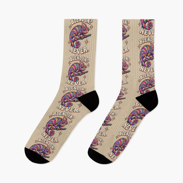Item preview, Blend In? Never – Colorful Chameleon designed and sold by VioVibe.