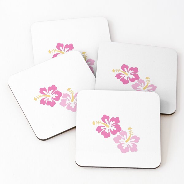 Item preview, Pink Hibiscus Blossom Duo designed and sold by TSGDesign.
