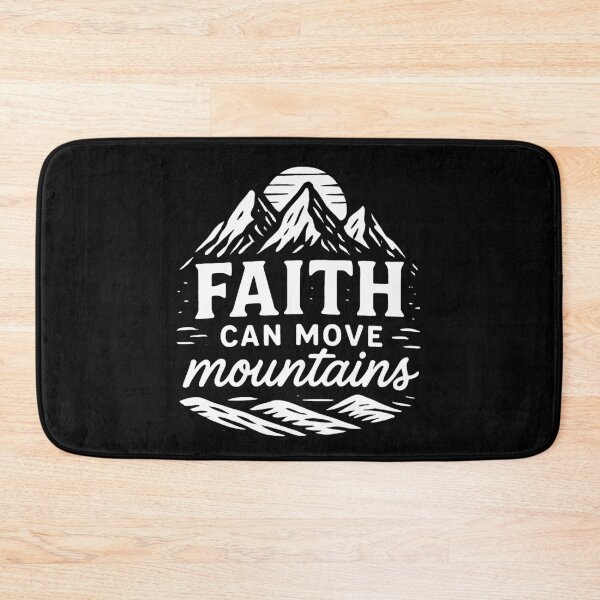 Item preview, Matthew 17:20 Faith Can Move Mountains designed and sold by plushism.