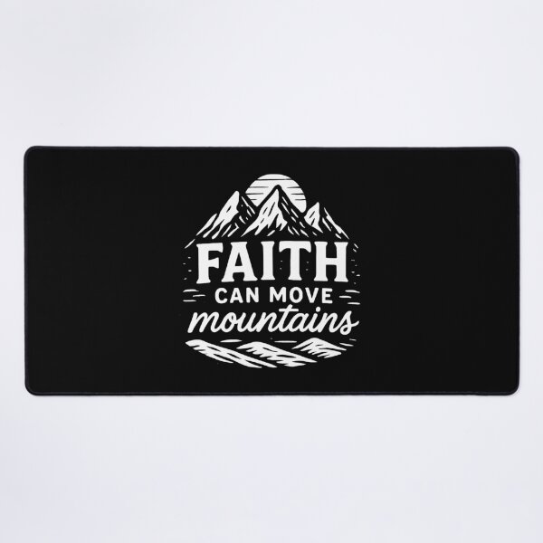 Item preview, Matthew 17:20 Faith Can Move Mountains designed and sold by plushism.