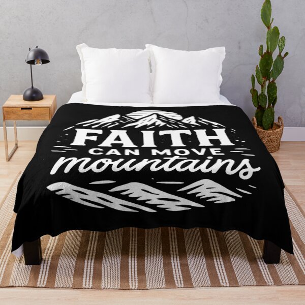 Item preview, Matthew 17:20 Faith Can Move Mountains designed and sold by plushism.