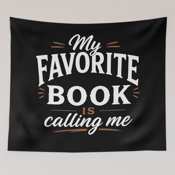 Item preview, My favorite book is calling me designed and sold by khallidaart.