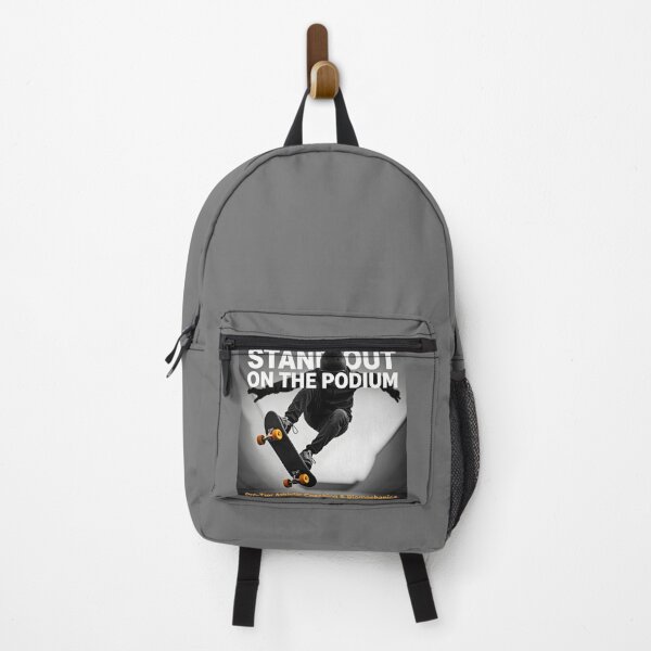 Item preview, Stand Out On The Podium Skateboard Poster: Color Pop Amber Wheels Concrete Canvas designed and sold by Creative-RE.