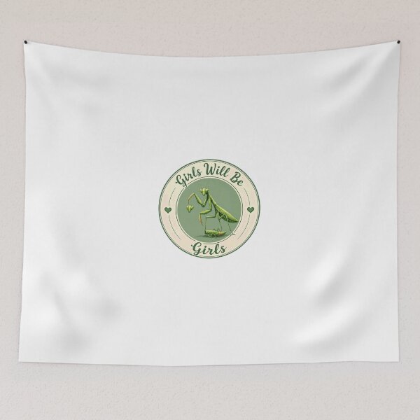 Item preview, Girls Will Be Girls Praying Mantis Female Insect Enthusiast designed and sold by JonesFlora2025.