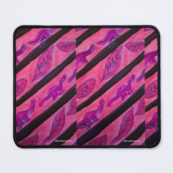 Item preview, Diagonal Dinosaurs Pink designed and sold by DancingCreek.