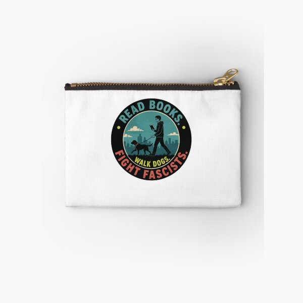 Item preview, Read Books. Walk Dogs. Fight Fascists. Book Lover Dog Owner Anti-Fascist Activist designed and sold by JonesFlora2025.