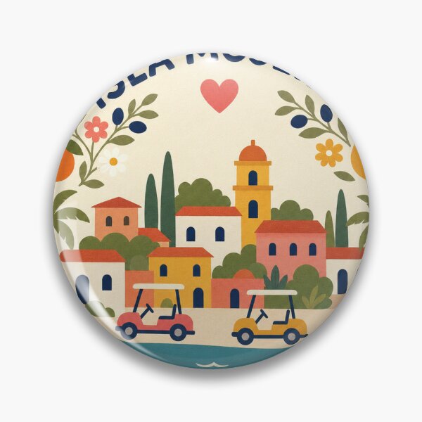 Item preview, Isla Mujeres Mexico Travel Souvenir Modern Folk Art designed and sold by VisualArtsOasis.