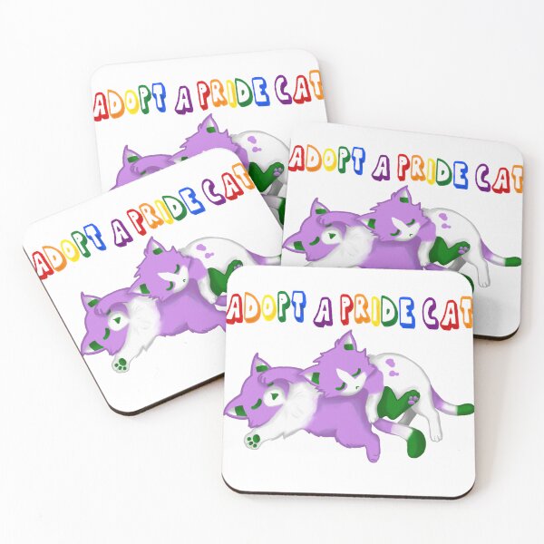 Item preview, Adopt A Pride Cat — Genderqueer designed and sold by HistoryHounds.