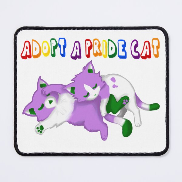 Item preview, Adopt A Pride Cat — Genderqueer designed and sold by HistoryHounds.