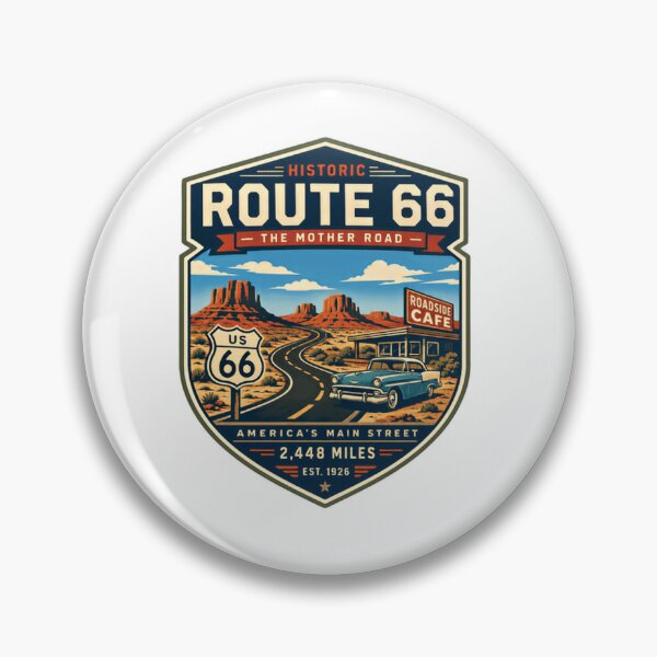 Item preview, Historic Route 66 The Mother Road US 66 America's Main Street Road Trip Travel designed and sold by Simsimah26Parks.