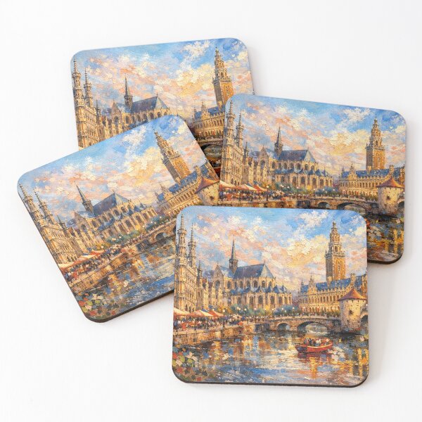 Item preview, Leuven Belgium painting– A Beautiful City in Europe. designed and sold by GalleryKauffeld.