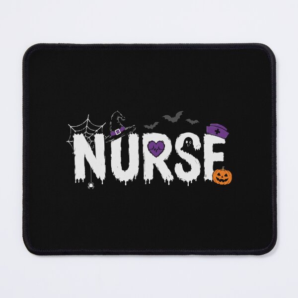 Item preview, NURSE HALLOWEEN hat bats spiderweb pumpkin designed and sold by YNELENT.