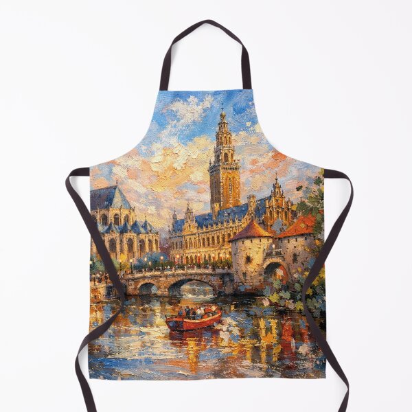 Item preview, Leuven Belgium painting– A Beautiful City in Europe. designed and sold by GalleryKauffeld.