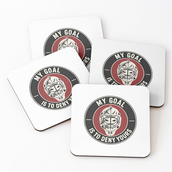 Item preview, My Goal Is To Deny Yours Hockey Goalie Goaltender Player designed and sold by JonesFlora2025.