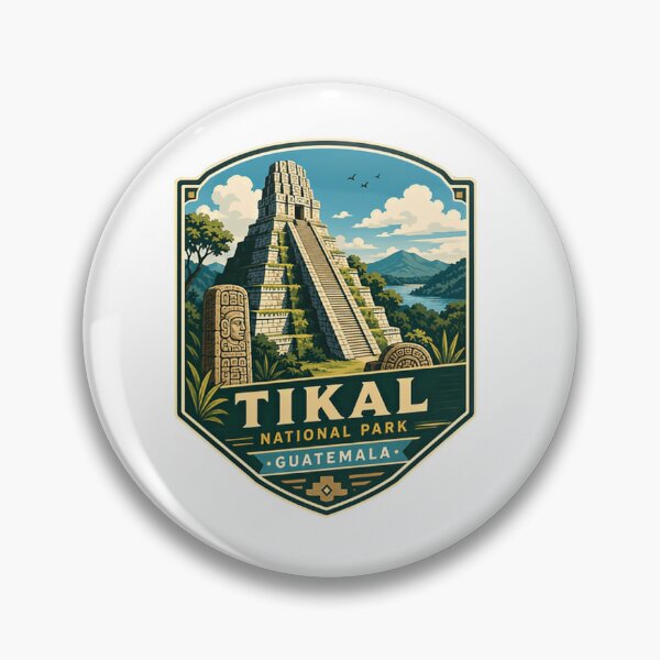 Item preview, Tikal National Park Guatemala Mayan Ruins Travel Explorer designed and sold by Simsimah26Parks.
