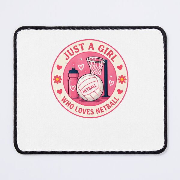 Item preview, Just A Girl Who Loves Netball Player Sport Fan designed and sold by JonesFlora2025.