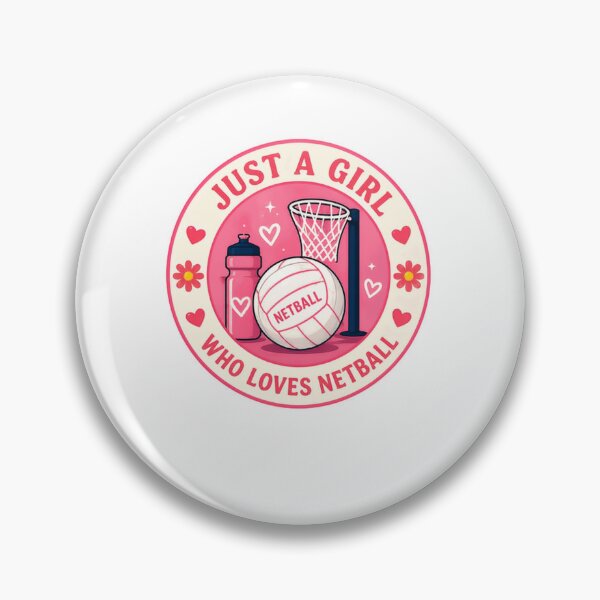 Item preview, Just A Girl Who Loves Netball Player Sport Fan designed and sold by JonesFlora2025.