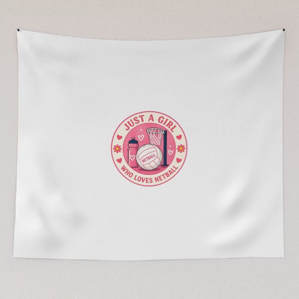 Item preview, Just A Girl Who Loves Netball Player Sport Fan designed and sold by JonesFlora2025.