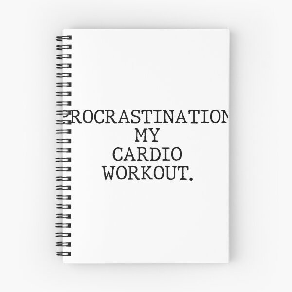 Item preview, Text Typography Procrastination: my cardio workout. Deadline Humor designed and sold by TypeboldStudio.