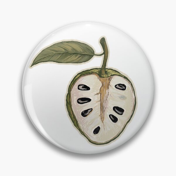 Item preview, Cherimoya | Exotic Fruit Art | Custard Apple Nature Design designed and sold by AgnieshkaSiwek.