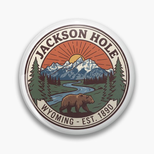 Item preview, Jackson Hole Wyoming Badge designed and sold by Milasneeze.