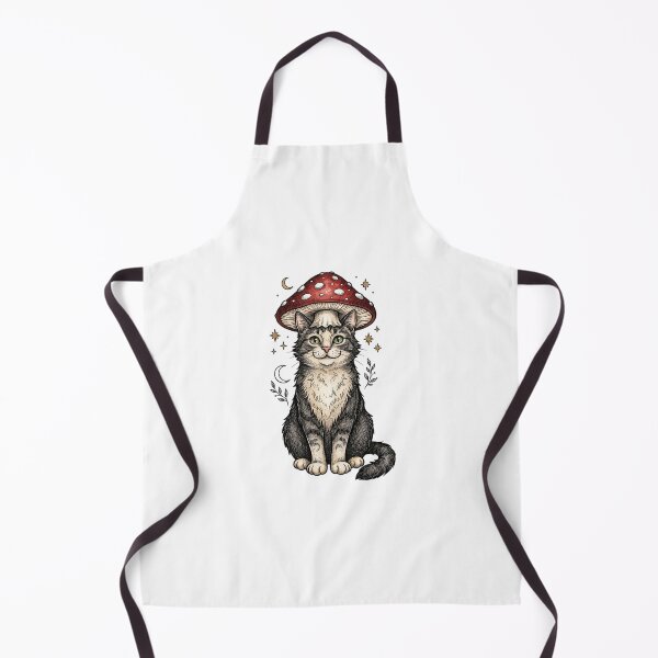 Item preview, Vintage Cat with Red Mushroom designed and sold by SOUFIANE1991.