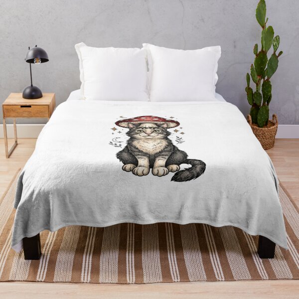 Item preview, Vintage Cat with Red Mushroom designed and sold by SOUFIANE1991.