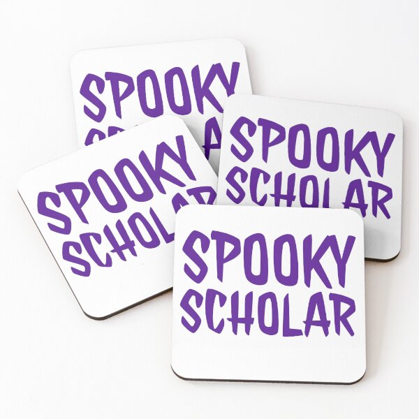 Item preview,  Spooky scholar Funny Halloween Teacher Spooky Shirt Design designed and sold by E-lenaLu.