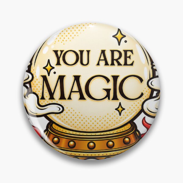 Item preview, You Are Magic Crystal Ball Gothic Fantasy Occult Mystical Design designed and sold by mrworld000.