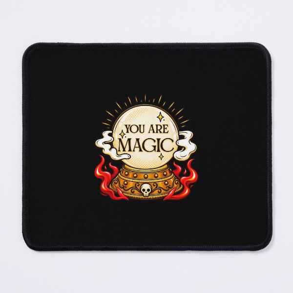 Item preview, You Are Magic Crystal Ball Gothic Fantasy Occult Mystical Design designed and sold by mrworld000.