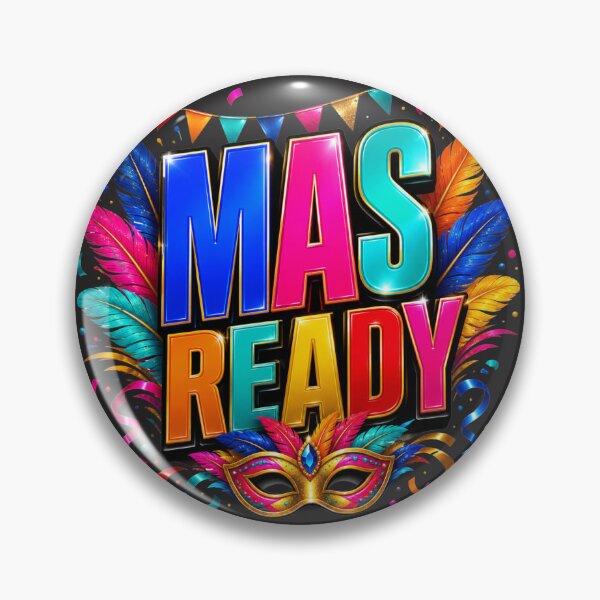 Item preview, Mas Ready Glossy Caribbean Carnival Shirt | Colorful Soca Mas Design designed and sold by GiftLore Studio.