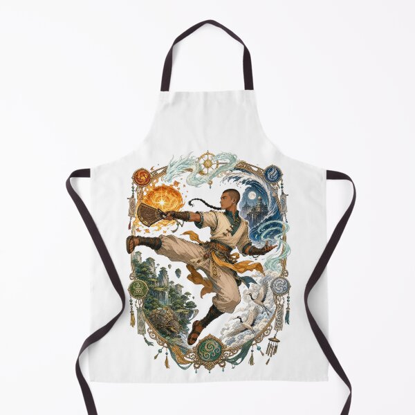 Item preview, Elemental Arrow Monk Four Elements Vintage Filigree Art designed and sold by lamiarte.