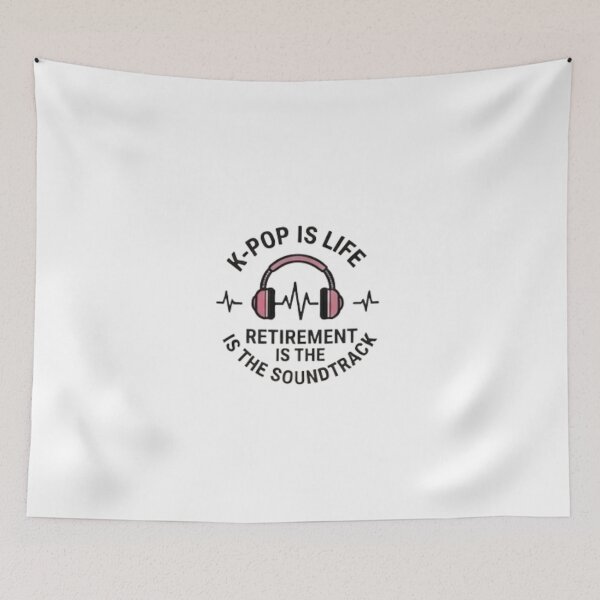 Item preview, K-Pop Is Life, Retirement Is the Soundtrack – Funny Korean Culture Retirement Gift designed and sold by SunAndJune.
