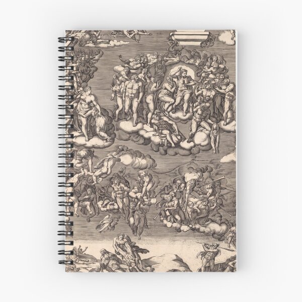 Item preview, The Last Judgment Renaissance Engraving designed and sold by artofuniverse.